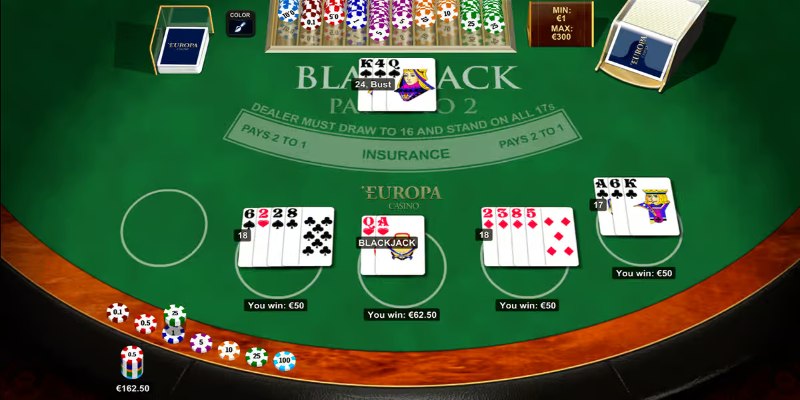 Blackjack U888 mang đến ván cược bùng nổ cho cược thủ